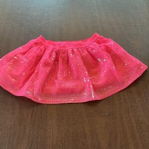 Children’s Place Infant 12-18M Pink Tutu Sparkle Glitter Mesh Barbiecore Holiday